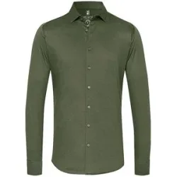 DESOTO Jerseyhemd Slim Fit olive   M Herren