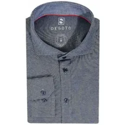 DESOTO Jerseyhemd  blau   XS Herren