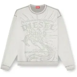 Diesel Sweater S-ARON-RAW hellgrau   L herren
