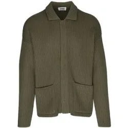 DRYKORN Strickjacke olive   M Herren
