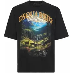 DSQUARED2 T-Shirt  schwarz   L Herren