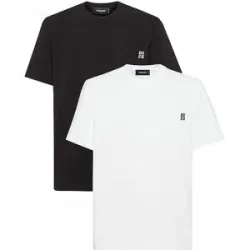 DSQUARED2 T-Shirt 2er Pkg.  schwarz   XL Herren