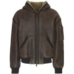 DSQUARED2 Lederjacke braun   50 herren