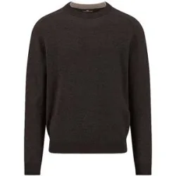 FYNCH-HATTON Kaschmirpullover braun   L Herren