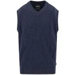 FYNCH-HATTON Pullunder  dunkelblau   XXL Herren