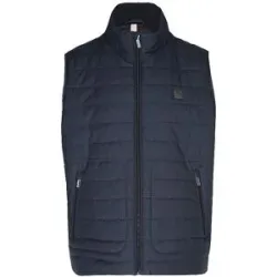FYNCH-HATTON Steppgilet MELANGE VEST blau   XXL Herren