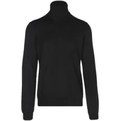 HUGO Rollkragenpullover SAN THOMAS schwarz   L Herren