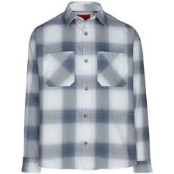 HUGO Overshirt ERATO blau   L Herren
