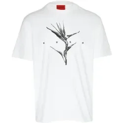 HUGO T-Shirt DARISE weiss   S Herren