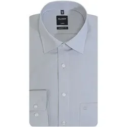 OLYMP Hemd Modern Fit grau   40 Herren