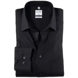 OLYMP Hemd Modern Fit  schwarz   44 Herren