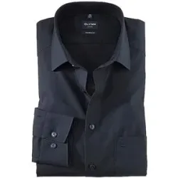 OLYMP Hemd Modern Fit  dunkelblau   43 Herren