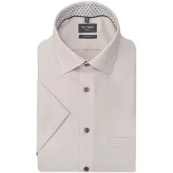 OLYMP Hemd Regular Fit  beige   40 Herren