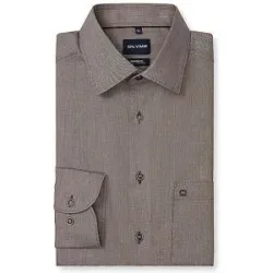 OLYMP Hemd Slim Fit  hellbraun   45 Herren