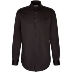 SEIDENSTICKER Hemd Regular Fit  schwarz   42 Herren