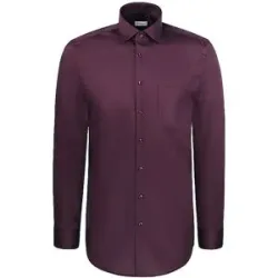 SEIDENSTICKER Business Hemd Comfort Fit dunkelrot   42 Herren