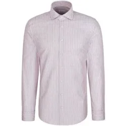 SEIDENSTICKER Hemd Regular Fit  dunkelrot   41 Herren