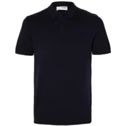 SELECTED Poloshirt SLHBERG dunkelblau   M Herren