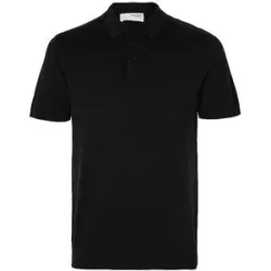 SELECTED Poloshirt SLHBERG schwarz   L Herren