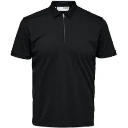 SELECTED Poloshirt SLHFAVE schwarz   L Herren