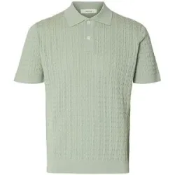 SELECTED Poloshirt SLHMATTIS  hellgrün   XL herren