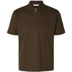 SELECTED Poloshirt SLMFAVE braun   M Herren