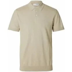 SELECTED Poloshirt SLHBERG beige   XL Herren