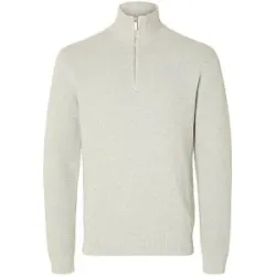 SELECTED Troyer Pullover SLHDANE hellgrau   S Herren