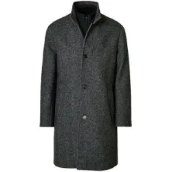 SELECTED Wollmantel SLHRAINAR schwarz   XL Herren