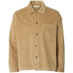 SELECTED Overshirt SLMOTTO  beige   XL herren