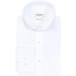 PROFUOMO Hemd Japanese Knitted weiss   41 Herren