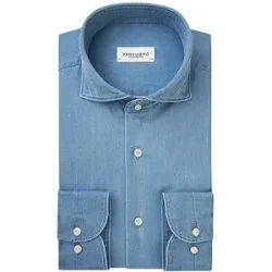 PROFUOMO Hemd Slim Fit  blau   43 herren