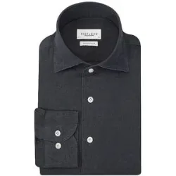 PROFUOMO Leinenhemd dunkelblau   38 herren