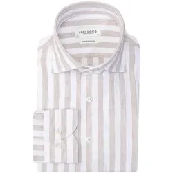 PROFUOMO Leinenhemd beige   40 herren