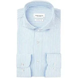 PROFUOMO Hemd Japanese Knit weiss   37 herren