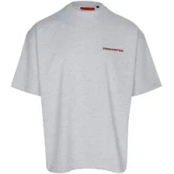 PROHIBITED T-Shirt  hellgrau   S Herren