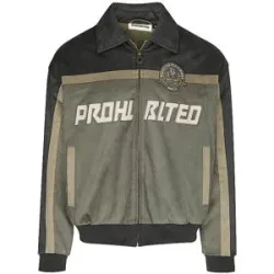 PROHIBITED Jacke Oversized Fit dunkelgrün   S Herren