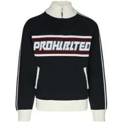 PROHIBITED Troyer Pullover  dunkelblau   L Herren