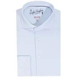 Pure Jerseyhemd Slim Fit  blau   41 Herren