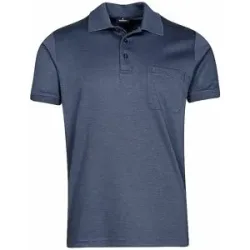 RAGMAN Poloshirt blau   4XL Herren