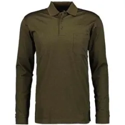 RAGMAN Poloshirt  dunkelgrün   M Herren