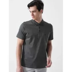 RAGMAN Poloshirt FISHNET grau   L Herren