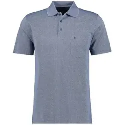 RAGMAN Poloshirt FISHNET dunkelblau   XL herren