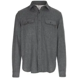 REPLAY Overshirt  grau   XL herren