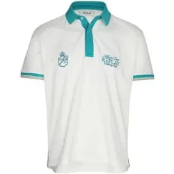 REPLAY Poloshirt  weiss   XL herren