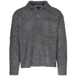 WOODBIRD Polo-Pullover WBDOM grau   L Herren