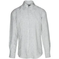 WINDSOR Leinenhemd LANO-W dunkelgrün   41 Herren