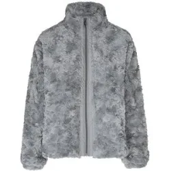 COVERED Jacke in Felloptik CHLOE 2 grau   L Damen