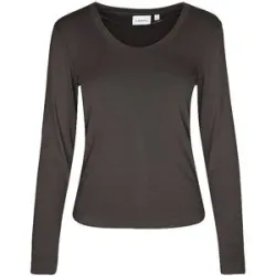 COMMA Langarmshirt  braun   34 damen