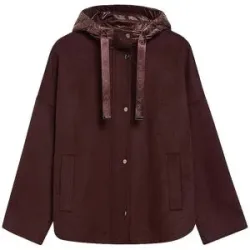 COMMA Cape - Poncho dunkelrot   S Damen